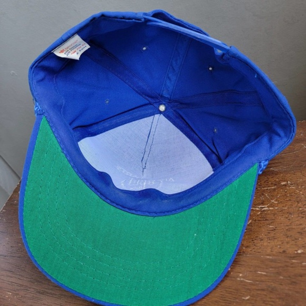 Vintage Auto Parts Warehouse‎ Inc. Spark Plugs Blue Snapback Baseball Hat - Picture 6 of 9